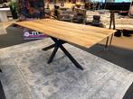 Eettafel rechthoekig vlak blad Mango 200 Direct/Leverbaar, Huis en Inrichting, Tafels | Eettafels, Nieuw, #Eettafel#Verjongd#Deens#Mango#Vlak#Kruispoot