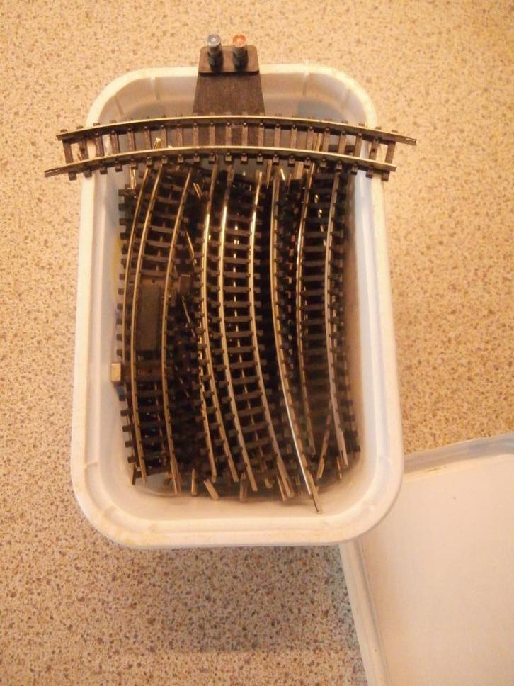 Minitrix rails en wissels, Hobby en Vrije tijd, Modeltreinen | N-Spoor, Zo goed als nieuw, Rails, Gelijkstroom, Trix, Ophalen of Verzenden