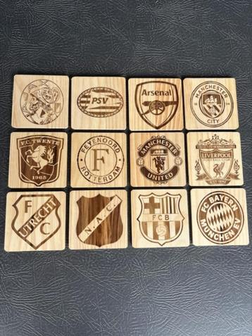Voetbalclubs onderzetters  beschikbaar voor biedingen