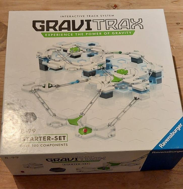 Gravitrax starterset - knikkerbaan, Kinderen en Baby's, Speelgoed | Educatief en Creatief, Zo goed als nieuw, Bouwen, Ontdekken