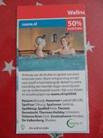 Sauna kortingsbon, Tickets en Kaartjes, Twee personen, Kortingsbon, Spa of Sauna