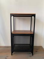 Zwarte wandkast/opberger – industrieel design, Ophalen, 50 tot 100 cm, Zo goed als nieuw, Minder dan 100 cm