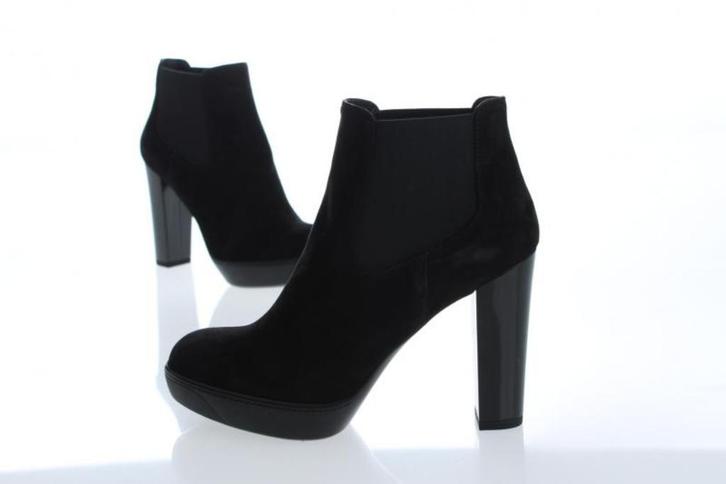 Hogan zwart suede lage plateau laars enkellaars maat 38,5, Kleding | Dames, Schoenen, Nieuw, Lage of Enkellaarzen, Zwart, Ophalen of Verzenden