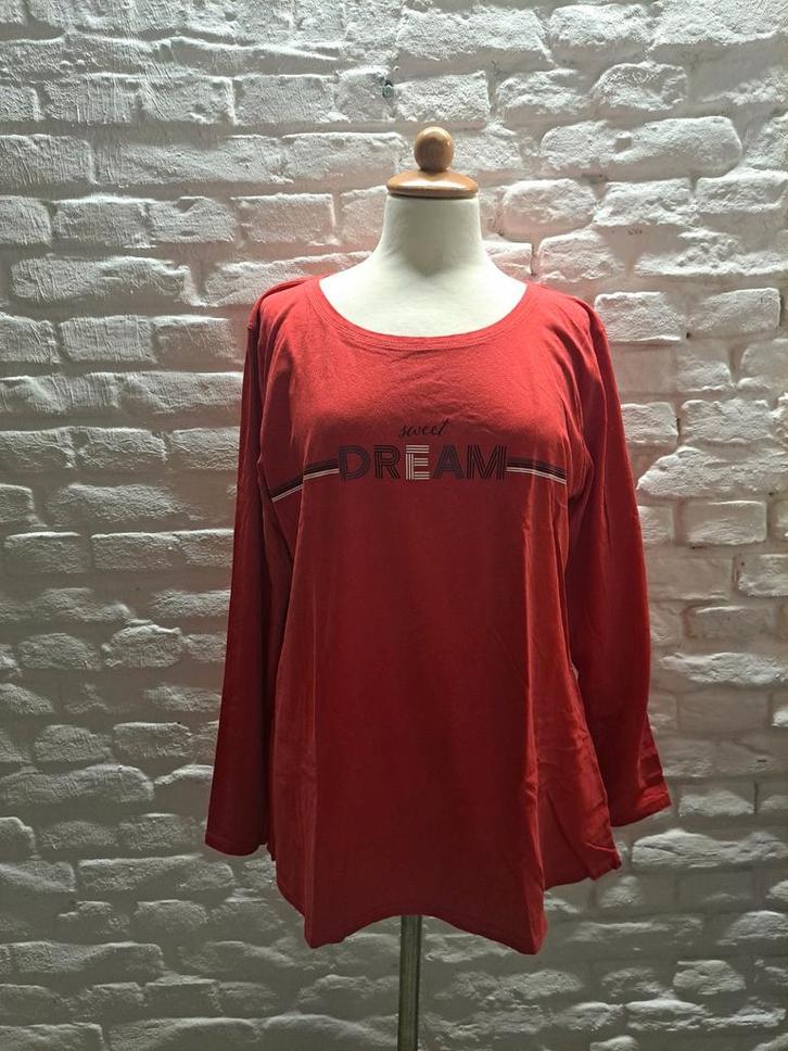 Pyjama T-shirt flame - Maat 42, Kleding | Dames, Pyjama's, Zo goed als nieuw, Maat 42/44 (L), Verzenden