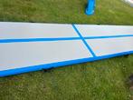 Mooie airtrack 5m x 1m x 0.1m, Materiaal, Wit, Zo goed als nieuw, Kindermaat 122 t/m 140