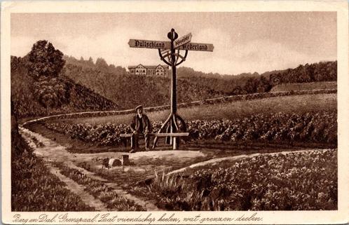 Grenspaal Berg en Dal - 3 ansichtkaarten (1931), Verzamelen, Ansichtkaarten | Nederland, Gelopen, Gelderland, 1920 tot 1940, Verzenden