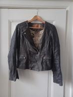 Biker leer Goosecraft L donkergrijs, Maat 38/40 (M), Goosecraft, Ophalen of Verzenden, Grijs