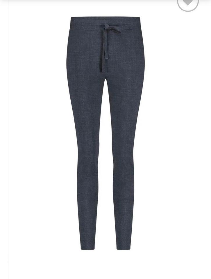 Studio Anneloes Tweed Broek xl, Kleding | Dames, Broeken en Pantalons, Zo goed als nieuw, Blauw, Lang, Ophalen