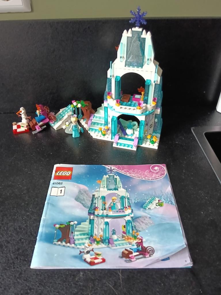 Lego Disney Frozen Elsa's IJskasteel 41062 (deel 2), Ophalen of Verzenden, Gebruikt, Complete set, Lego