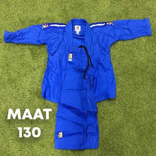 Matsuru Judopak Junior blauw - Maat 130 (383), Sport en Fitness, Vechtsporten en Zelfverdediging, Nieuw, Judo, Vechtsportpak, Maat XS of kleiner
