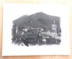 Oude prent wijndorp Ribeauvillé, Elzas, Gebruikt, Voor 1940, Prent, Buitenland