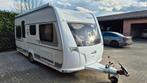 Fendt Saphir 465 SQ, modeljaar 2016, Caravans en Kamperen, Caravans, Vast bed, 7 tot 8 meter, Particulier, Rondzit