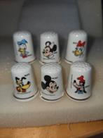 6x Vingerhoedjes  Disney Figuren Birchcroft porselein, Ophalen of Verzenden, Zo goed als nieuw