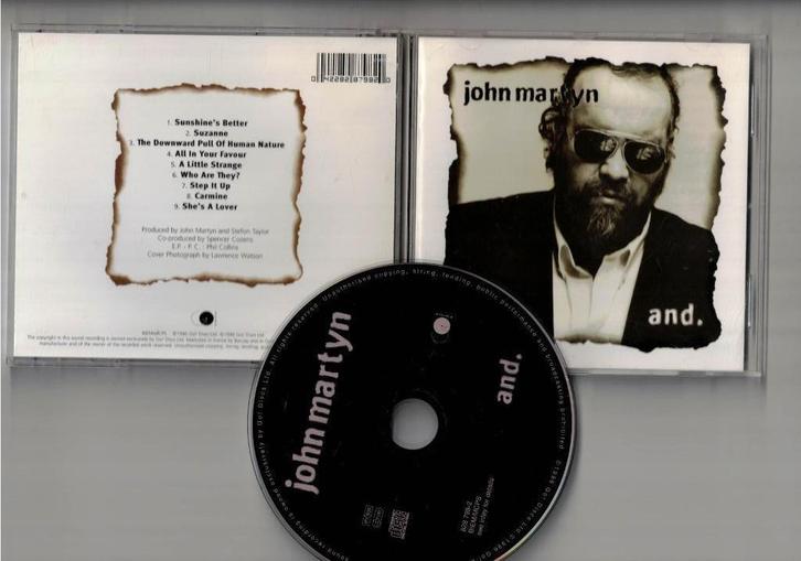 JOHN MARTYN CD End., Cd's en Dvd's, Cd's | Pop, Gebruikt, 1980 tot 2000, Ophalen of Verzenden