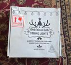 G40 Edison String Lights - Sfeervolle Verlichting, Minder dan 30 watt, Nieuw, Ophalen of Verzenden, Soft of Flame