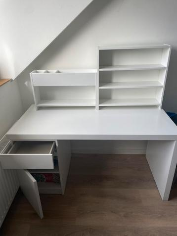 Bureau MALM wit, IKEA - afbeelding 3