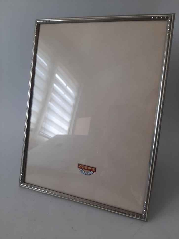 oude fotolijst bol glas hoekornament (499a), Antiek en Kunst, Antiek | Woonaccessoires, Ophalen of Verzenden