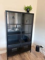 WOOOD metalen vitrine kast - Karwei, Gebruikt, 150 tot 200 cm, 25 tot 50 cm, 50 tot 100 cm