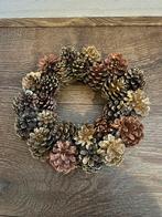 Kerstkrans van dennnenappels, Ophalen of Verzenden, Zo goed als nieuw