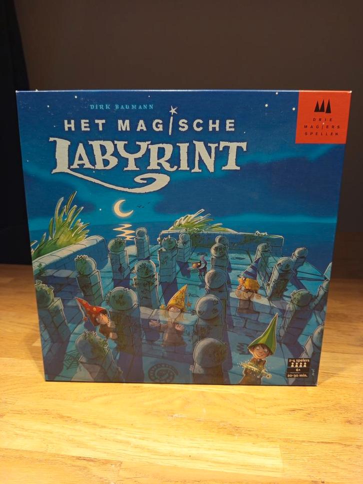 Het Magische Labyrint Bordspel, Hobby en Vrije tijd, Gezelschapsspellen | Bordspellen, Gebruikt, Drie of vier spelers, Ophalen of Verzenden