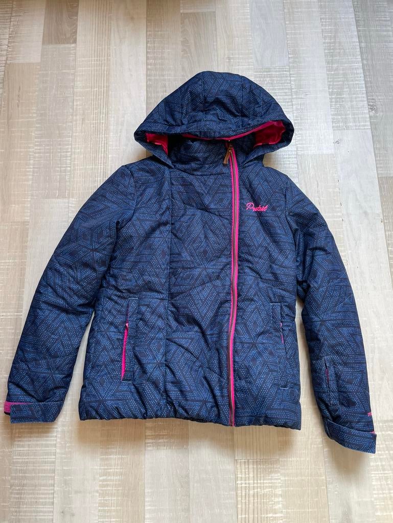 Protest ski-jas blauw roze meiden / dames maat 176, Ophalen of Verzenden, Zo goed als nieuw, Overige maten, Blauw