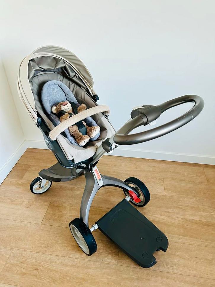 Stokke Xplory Kinderwagen Beige Compleet, Kinderen en Baby's, Kinderwagens en Combinaties, Gebruikt, Combiwagen, Overige merken