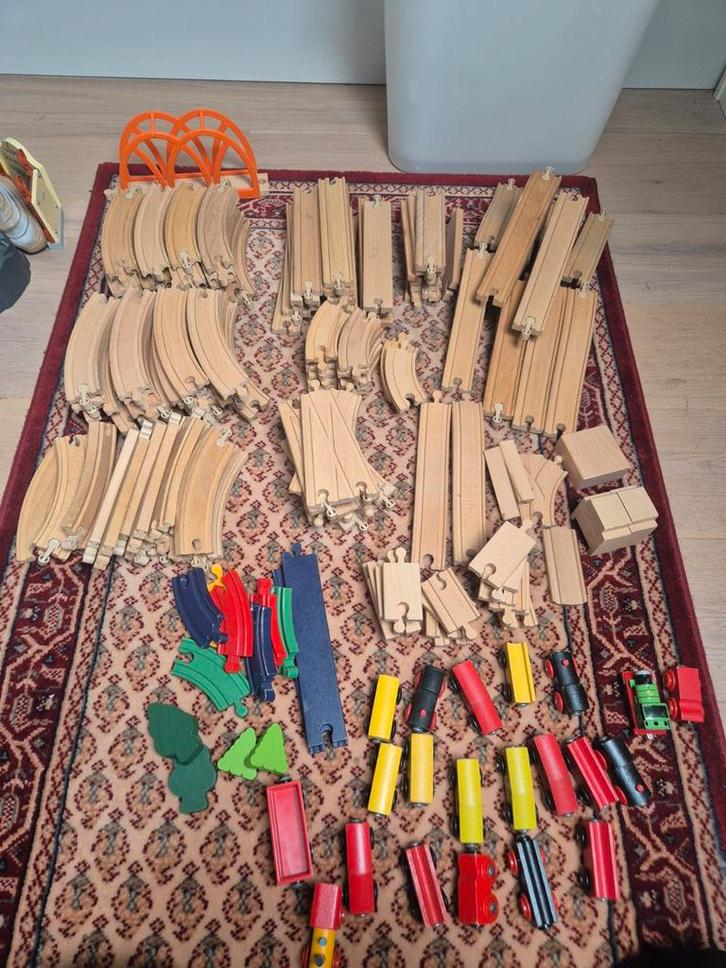 Grote IKEA Treinbaan Collectie - Lillabo 150+ stuks, Kinderen en Baby's, Speelgoed | Overig, Gebruikt, Jongen of Meisje, Ophalen of Verzenden