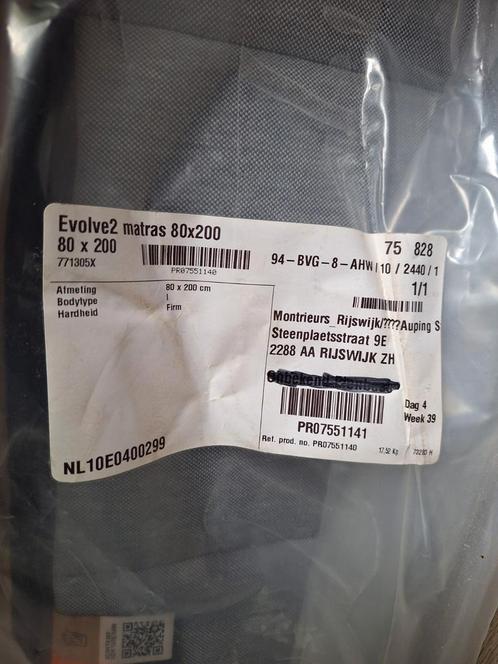 Auping, Envolve Matras, Firm Body Type 1, Huis en Inrichting, Slaapkamer | Matrassen en Bedbodems, Zo goed als nieuw, 80 cm, 200 cm