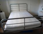 ledikant stalen Tweepersoons, Huis en Inrichting, Ophalen, Tweepersoons, 140 cm, Zo goed als nieuw