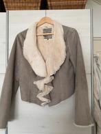 Jasje met nepbont, heel zacht maat L, Ophalen, Zo goed als nieuw, Maat 38/40 (M), Beige