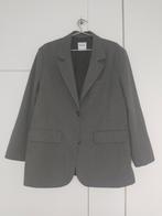 Bershka Oversized Blazer - Maat L, Kleding | Dames, Maat 42/44 (L), Zo goed als nieuw, Jasje, Grijs