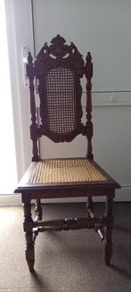 Stoel, Huis en Inrichting, Stoelen, Riet of Rotan, Gebruikt, Bruin, Eén