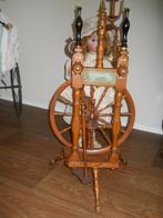 Groot spinnewiel uit 1900, Ophalen