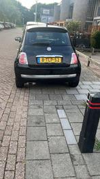 Fiat 500 1.2 C 2008 Zwart, Auto's, Fiat, Voorwielaandrijving, 4 cilinders, Zwart, Particulier