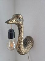 Lamp brons struisvogel, Ophalen of Verzenden