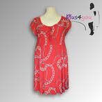 30310 Zgan Rode jurk Signature mt XXXL  K26, Kleding | Dames, Grote Maten, Ophalen of Verzenden, Gedragen, Wit, Lingerie of Zwemkleding