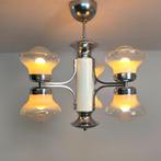 Mazzega Plafondlamp jaren 50. Brutalist murano kroonluchter, Ophalen of Verzenden, Gebruikt, Glas