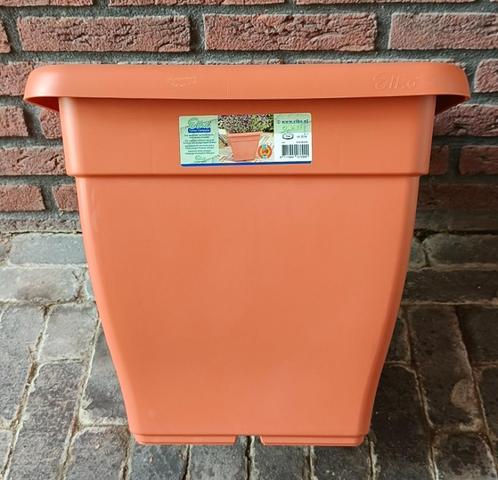 Elho Torino Campana Ø 37,5  cm, hoogte 36,6 cm bloempot, Tuin en Terras, Bloempotten, Nieuw, Kunststof, Balkon, Tuin, Minder dan 40 cm