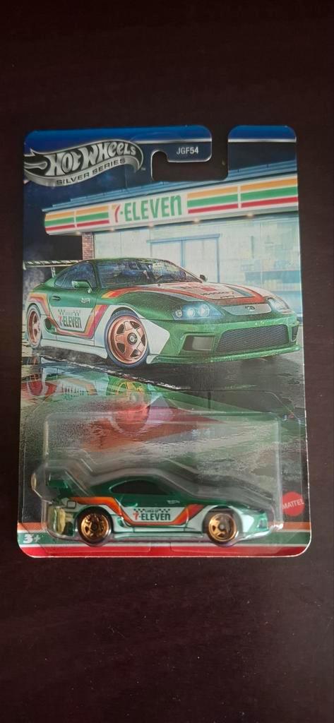 Hotwheels silver series 7-Eleven Supra JGF54, Verzamelen, Speelgoed, Nieuw, Ophalen of Verzenden