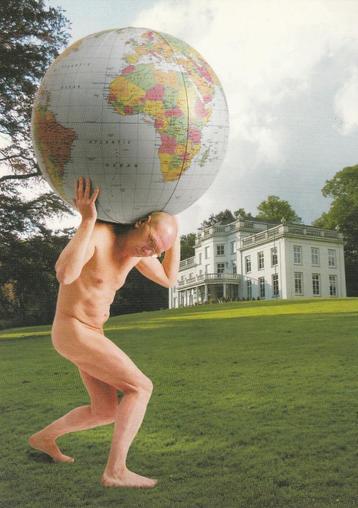 Arnhem Museum of Modern Art. Arno Arts.Blote man dr. Wereld  beschikbaar voor biedingen