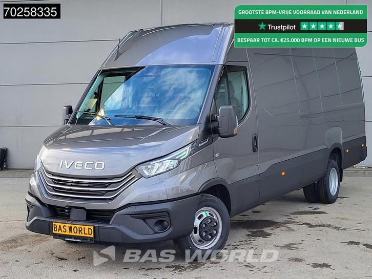 Iveco Daily 35C21 3.0L Automaat 210PK L3H2 2025-Model Dubbel, Auto's, Bestelauto's, Bedrijf, Te koop, Achteruitrijcamera, Airconditioning