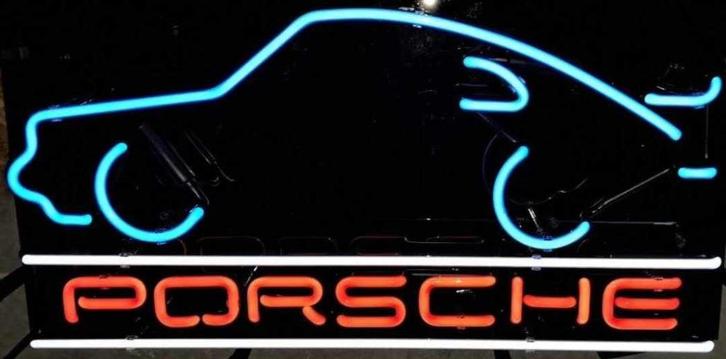 Mooie Porsche 911 neon licht reclame decoratie lamp, Verzamelen, Merken en Reclamevoorwerpen, Nieuw, Lichtbak of (neon) lamp, Ophalen of Verzenden