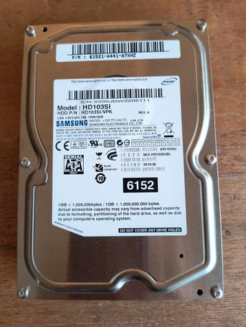 Samsung HD103SI 1TB HDD - SATA beschikbaar voor biedingen