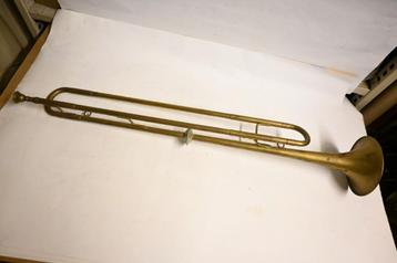 78 cm klaroen tbv vaandel regiment onderdeel HJ DJ  onbekend beschikbaar voor biedingen