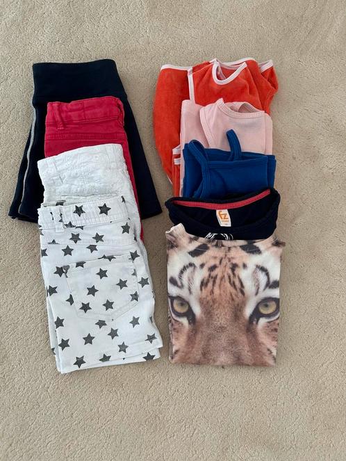 Meisjeskleding zomer shirtjes/rokjes maat 110-116, Kinderen en Baby's, Kinderkleding | Kinder-kledingpakketten, Gebruikt, Maat 110