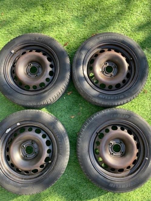 Michelin crossclimate 195/55-16 op Citroen DS3 stalen velgen, Auto-onderdelen, Banden en Velgen, Banden en Velgen, All Season
