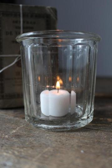 Oude Franse brocante confiturepot Nr.16 *Pronck & Praal* beschikbaar voor biedingen