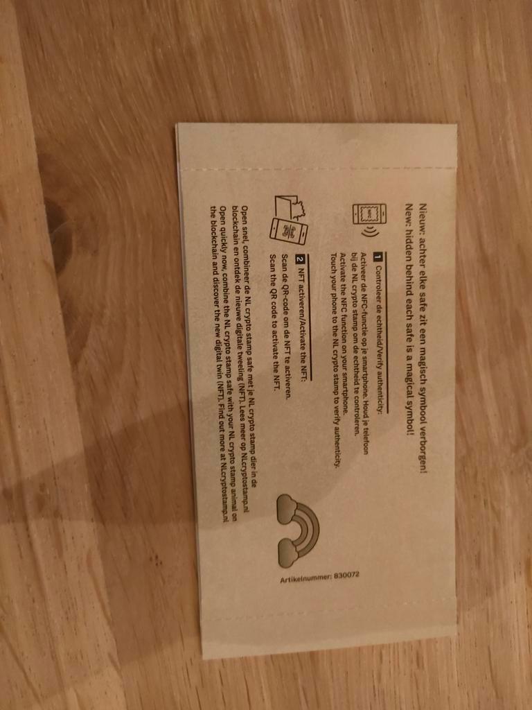 ≥ Crypto Stamp Nederland Regenboog — Postzegels | Nederland — Marktplaats