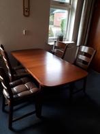 Retro eettafel uit de jaren '60 uitschuifbaar, Ophalen, Uit de jaren '60, Gebruikt, 50 tot 100 cm