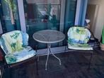 Metalen tuinset., Tuin en Terras, Tuinsets en Loungesets, Ophalen, Gebruikt, Overige materialen